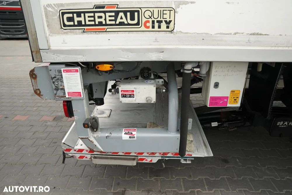 Chereau / REFRIGERAT / TRANSPORT VECTOR 1950 MT / MULTIMEMBRE / AXĂ RIDICATĂ / RIDICARE 2.500 KG / OBLOANĂ - 14