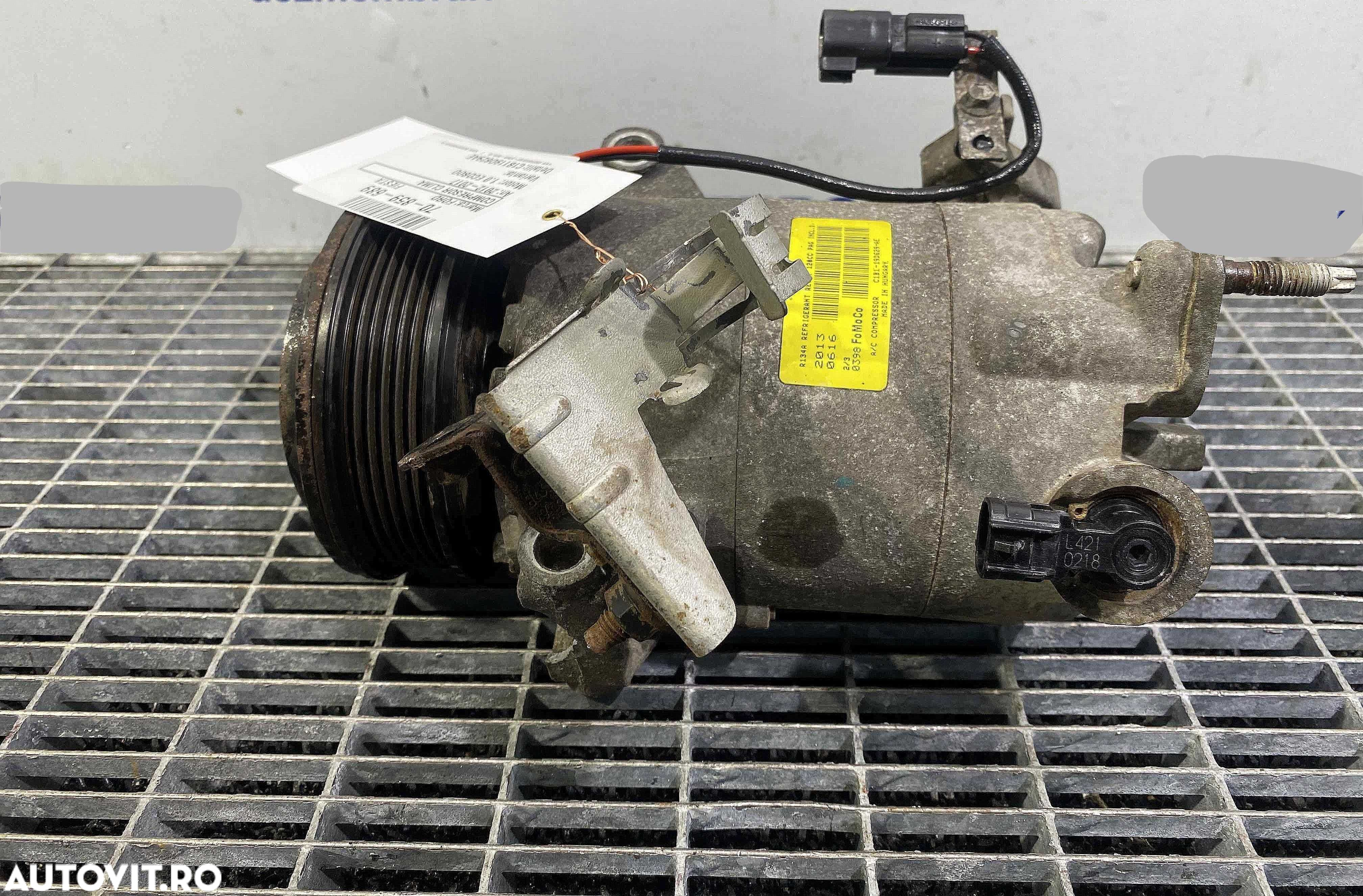 Compresor aer conditionat FORD FIESTA 1.0 ECOBOOST 2012-2017 garantie - 2