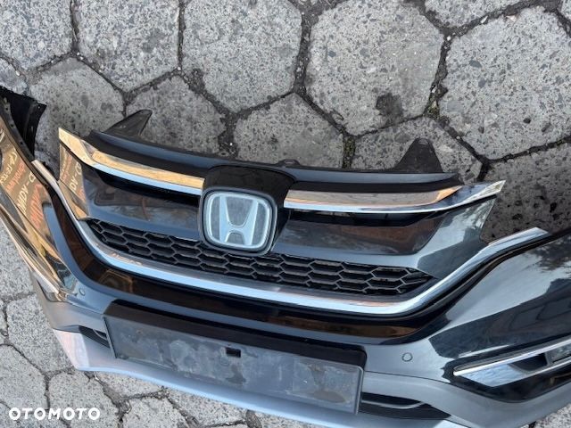 honda cr-v iv zderzak przedni atrapa pod radar czujniki pdc halogeny lift - 13