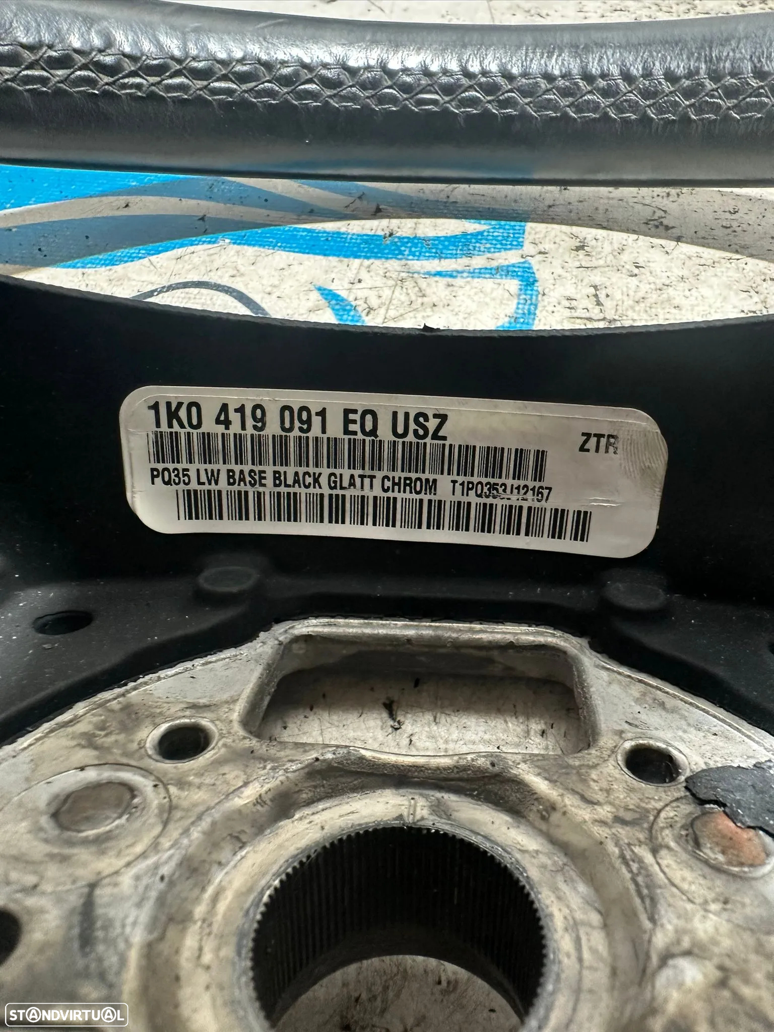.Volante Pele Original VW Volkswagen Golf V 5 MK5 1K0419091EQ - 8