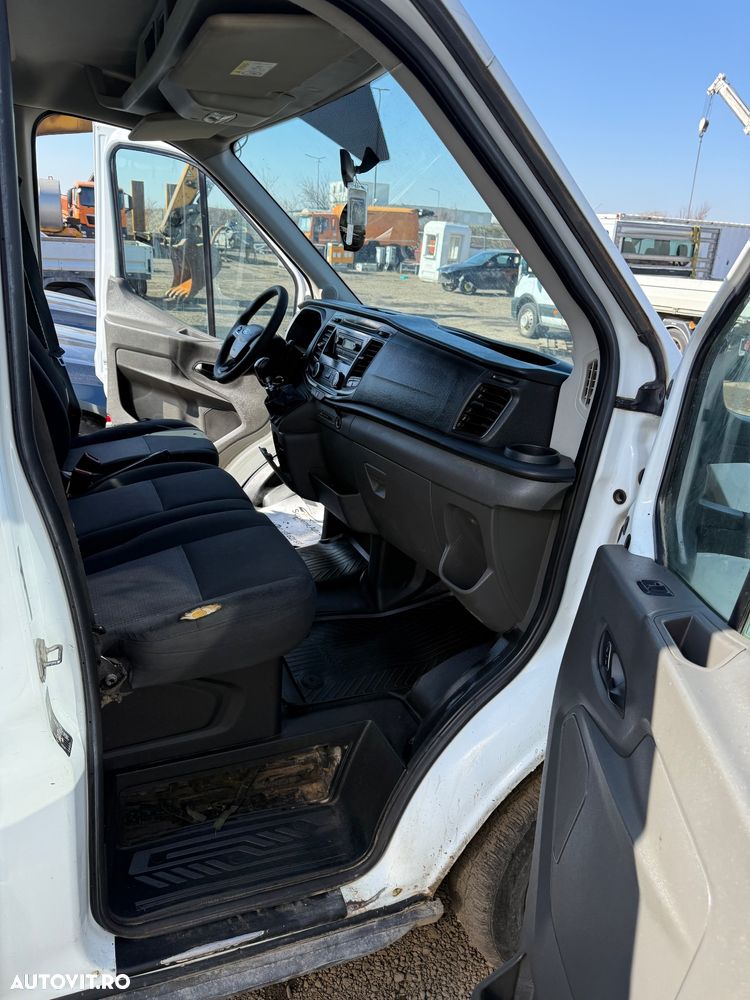 Ford Transit L3 2019 Basculabil Punte Dubla Unic Proprietar de noua Km Reali Istoric Service Kit Distribuție nou kit ambreiaj nou Camioneta Bena Tranzit Basculare Basculanta pick up NU Iveco Mercedes VW Daily Peugeot Fiat Boxer Opel Renault 35c 65c - 36