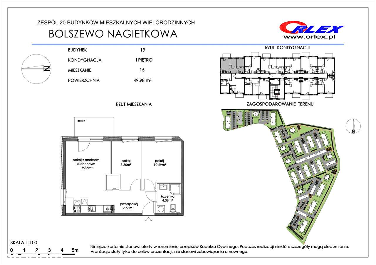 Słoneczne mieszkanie. Bolszewo ul. Nagietkowa 38/15