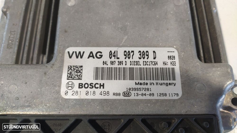 CENTRALINA MOTOR UCE SEAT LEON SC 2013 -04L907309D - 3