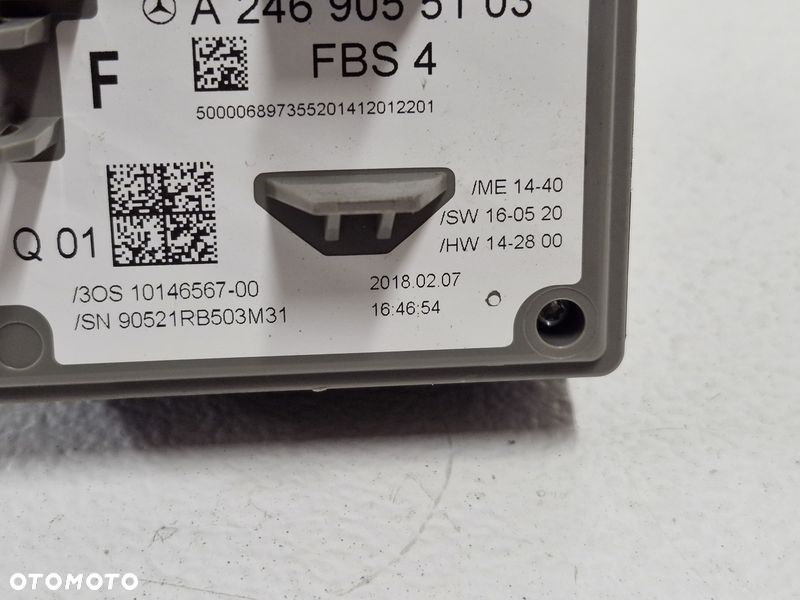 MERCEDES A W176 STACYJKA 2X KLUCZYK A2469055103 - 4