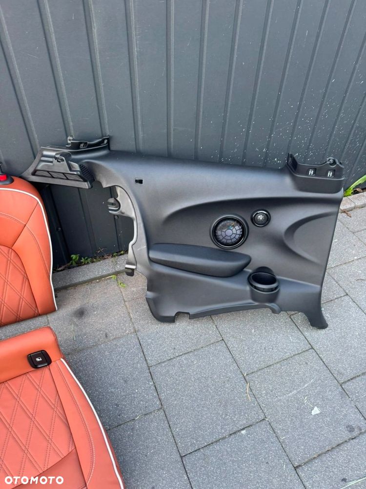 FOTELE TAPICERKA MINI COOPER ONE F56 BEV SPORT GRZANE HARMAN CHESTER BROWN - 9