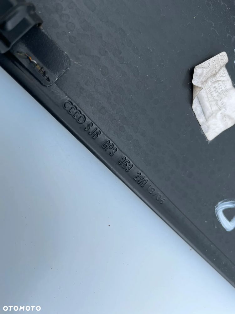 OSŁONA NAKŁADKA SŁUPKA LEWA PRAWA 8P3853290 8P3853289 AUDI A3 8P 3 DRZWI - 6
