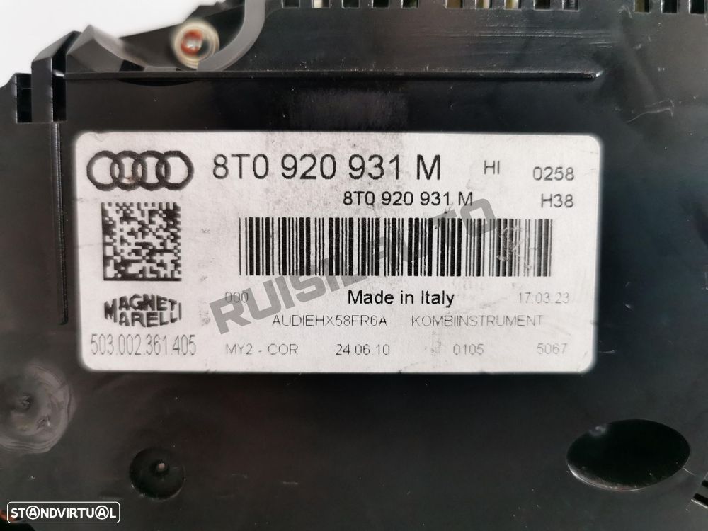 Quadrante 8t092_0931m Audi A5 Coupe (8t) [2007_2017] 2.0 Tdi - 3
