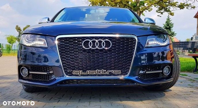 Logo Emblemat QUATTRO Napis 100% Stal Nierdzewna AUDI Gril Atrapa - 1