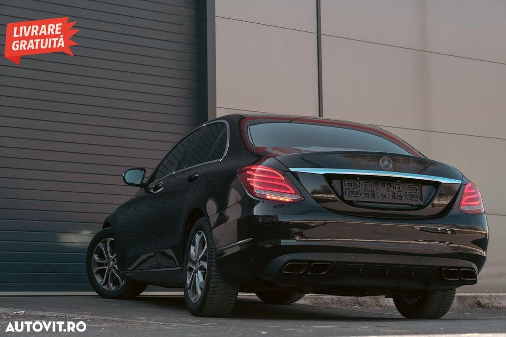 Ornamente Bara Spate Flapsuri Mercedes C Class W205 (2014-2020) Carbon Film- livrare gratuita - 18