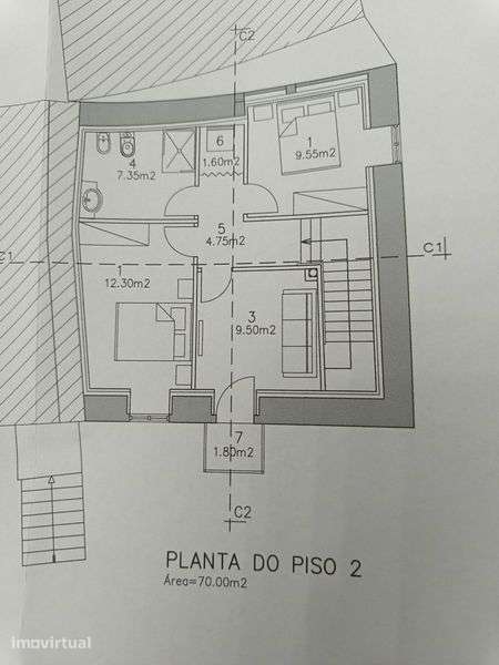 Casa T3 com projeto aprovado - Grande imagem: 4/7