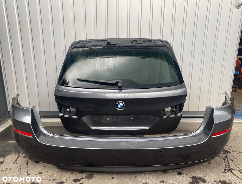 BMW 5 V  F11 F 11 kompletna KLAPA TYLNA z szybą tył pokrywa BAGAŻNIKA TYLNIA + zderzak tylny tylni tył B39 szyba tylna tylnia klapy w klapę tylną tył - 1