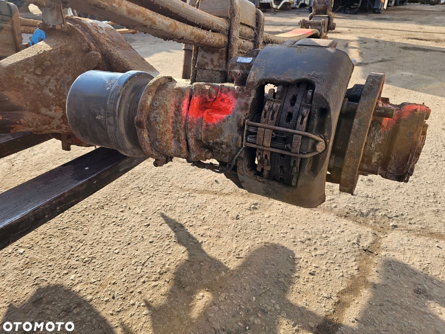 ZACISK TYLNY TYŁ LEWY WABCO DAF LF 45 140 160 180 KM FELGI 17,5 06-13 rok - 1