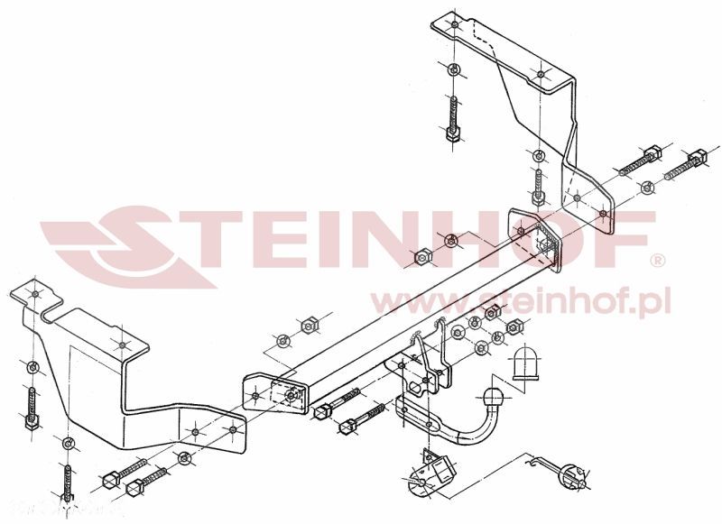 Hak Holowniczy + MODUŁ 7PIN  do Citroen C5 Kombi od 2004 do 2008 - 2