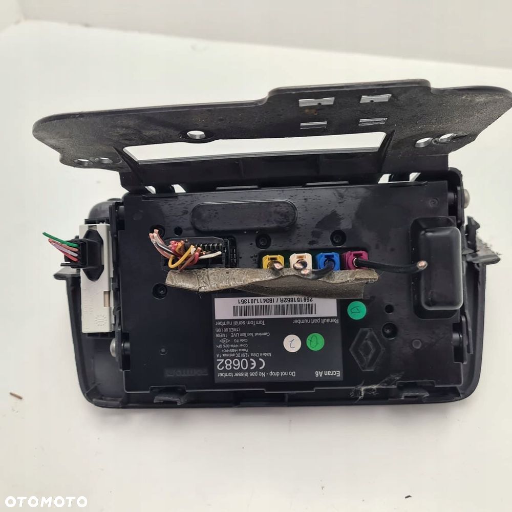 renault clio iii lift wyświetlacz radia 259151852r - 1