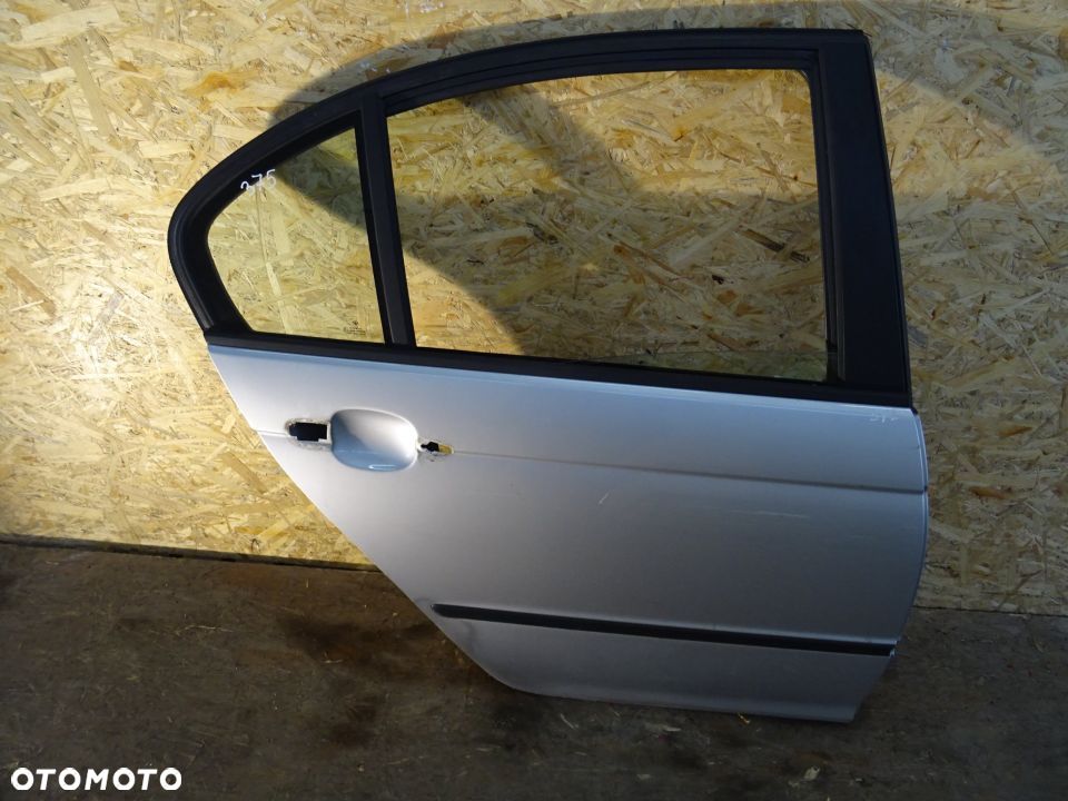 DRZWI PRAWE PRAWY TYŁ BMW E46 SEDAN TITANSILBER METALLIC - 1