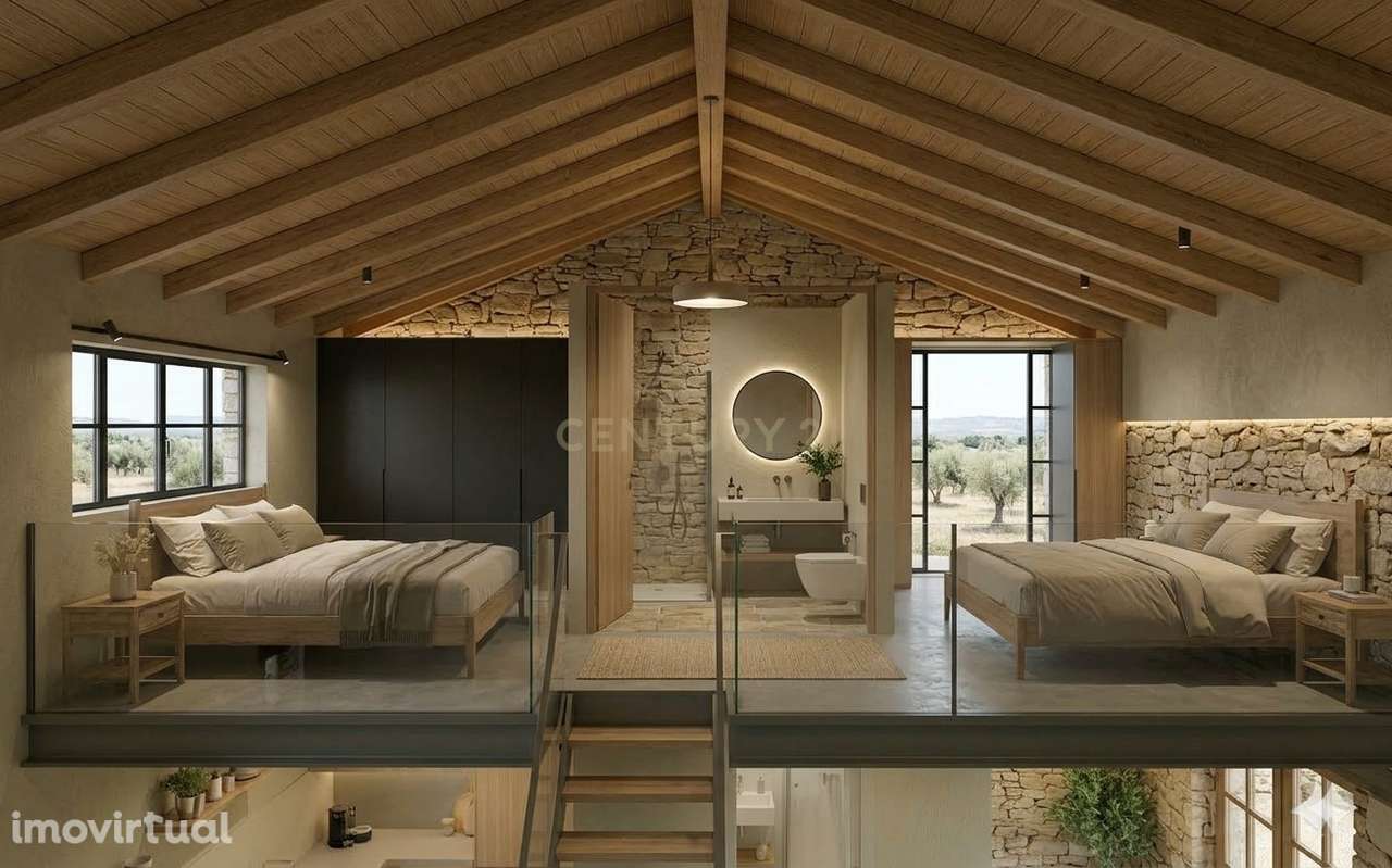 Armazém em Pedra com Projeto de Conversão para Habitação – Casais Vent - Grande imagem: 5/25