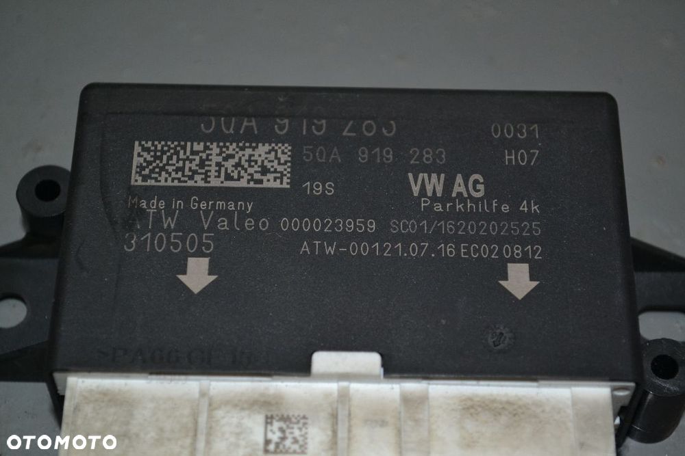 VW AUDI SEAT SKODA MODUŁ STEROWNIK PARKTRONIC PDC 5QA919283 - 2