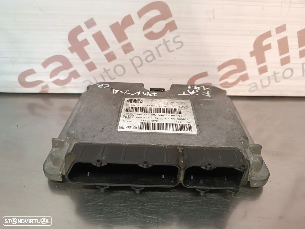 UNIDADE / CENTRALINA DO MOTOR FIAT PANDA 1.1i  55196259 61601.123.01 IAW4AF.SM - 2