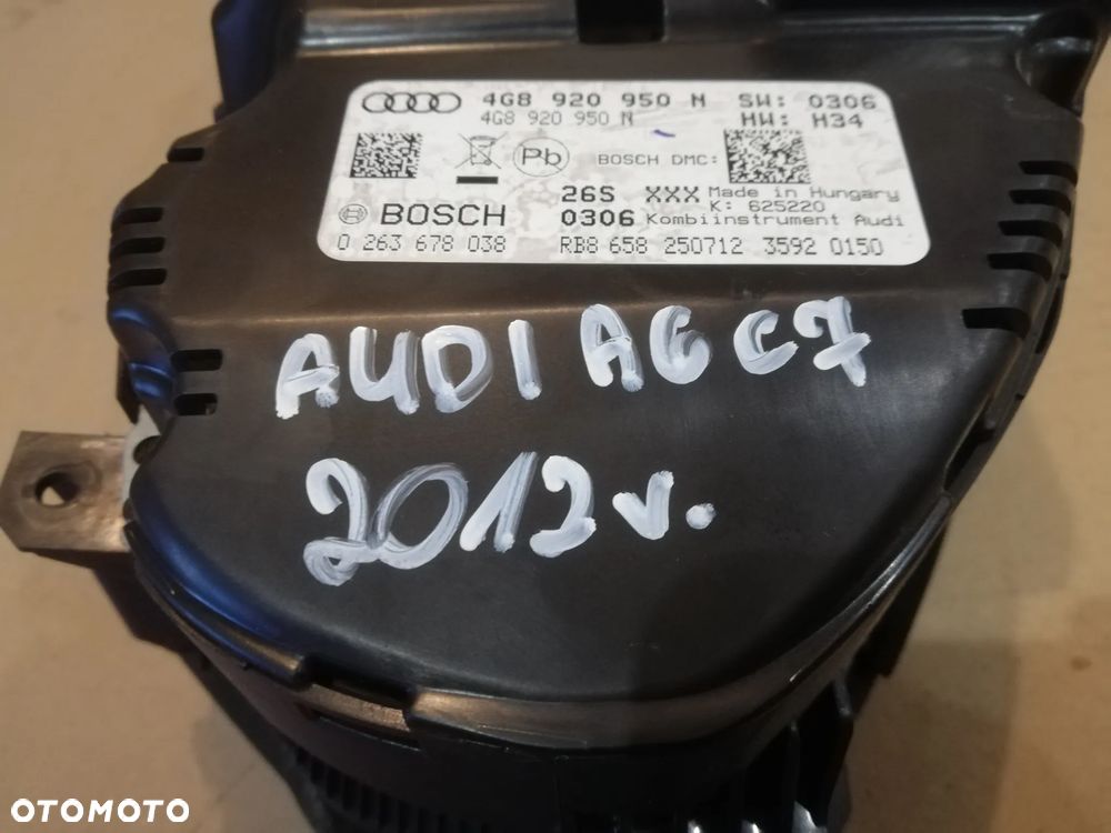 AUDI a6 c7 licznik zegary 4Q8920950N - 4