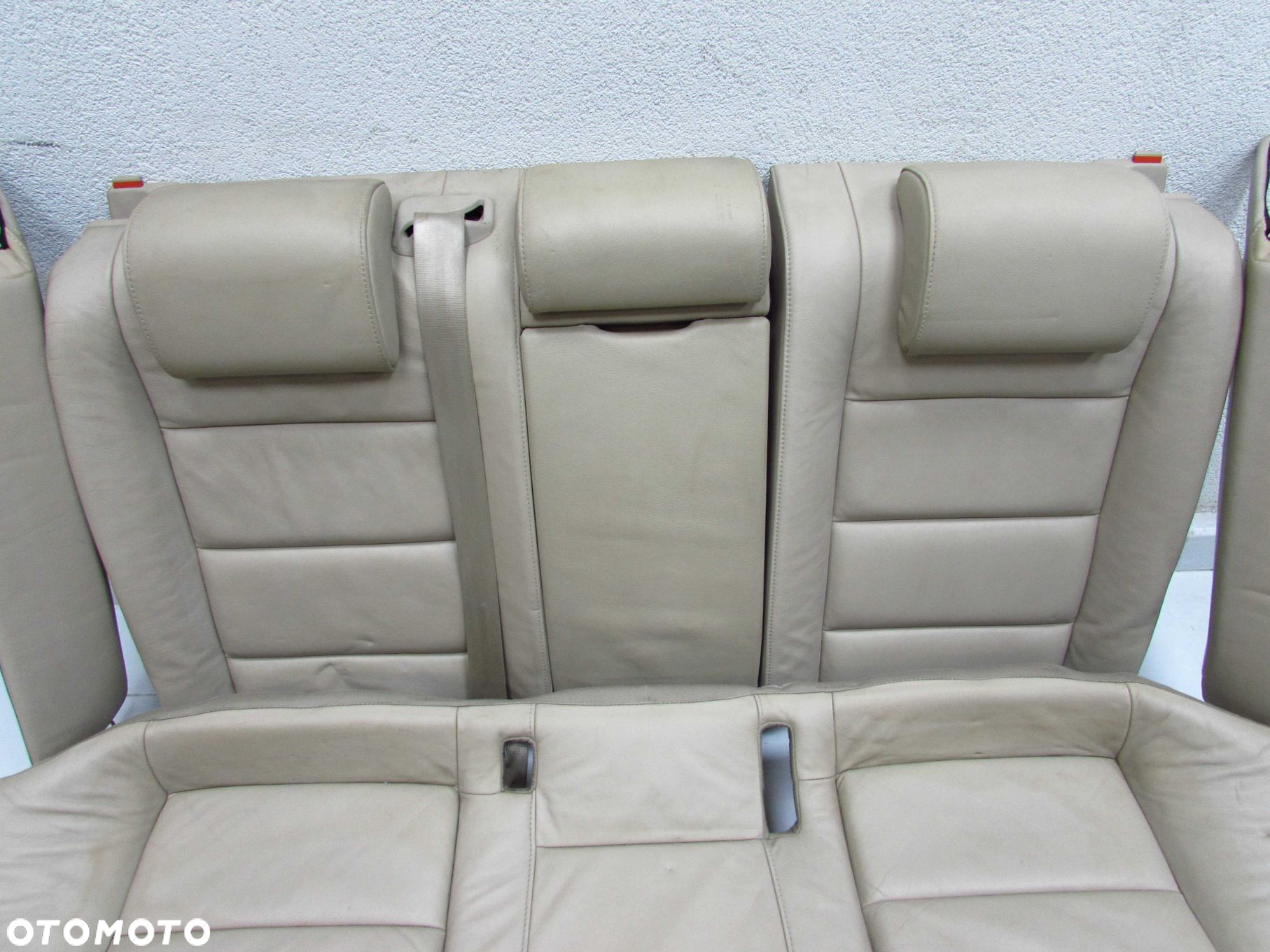 AUDI A6 C6 AVANT 04-11 FOTEL SIEDZENIE KANAPA SKORA JASNA - 4