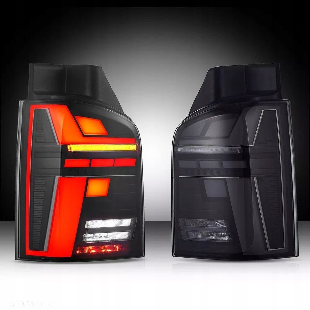 Lampy tyl Dynamiczne Led T6-look Vw T5 Transporter Multivan Caravelle 03-15 - 5