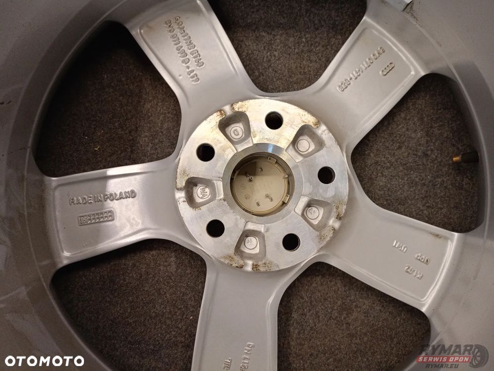 ŚLĄSK ALUFELGI 6X17" 5X112 ET48 ORYGINAŁ AUDI A3 S3 KOMPLET - 6