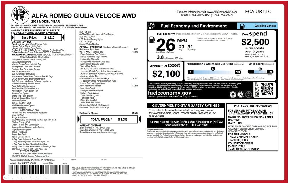 Alfa Romeo Giulia 2.0 Turbo Veloce Q4 - 29