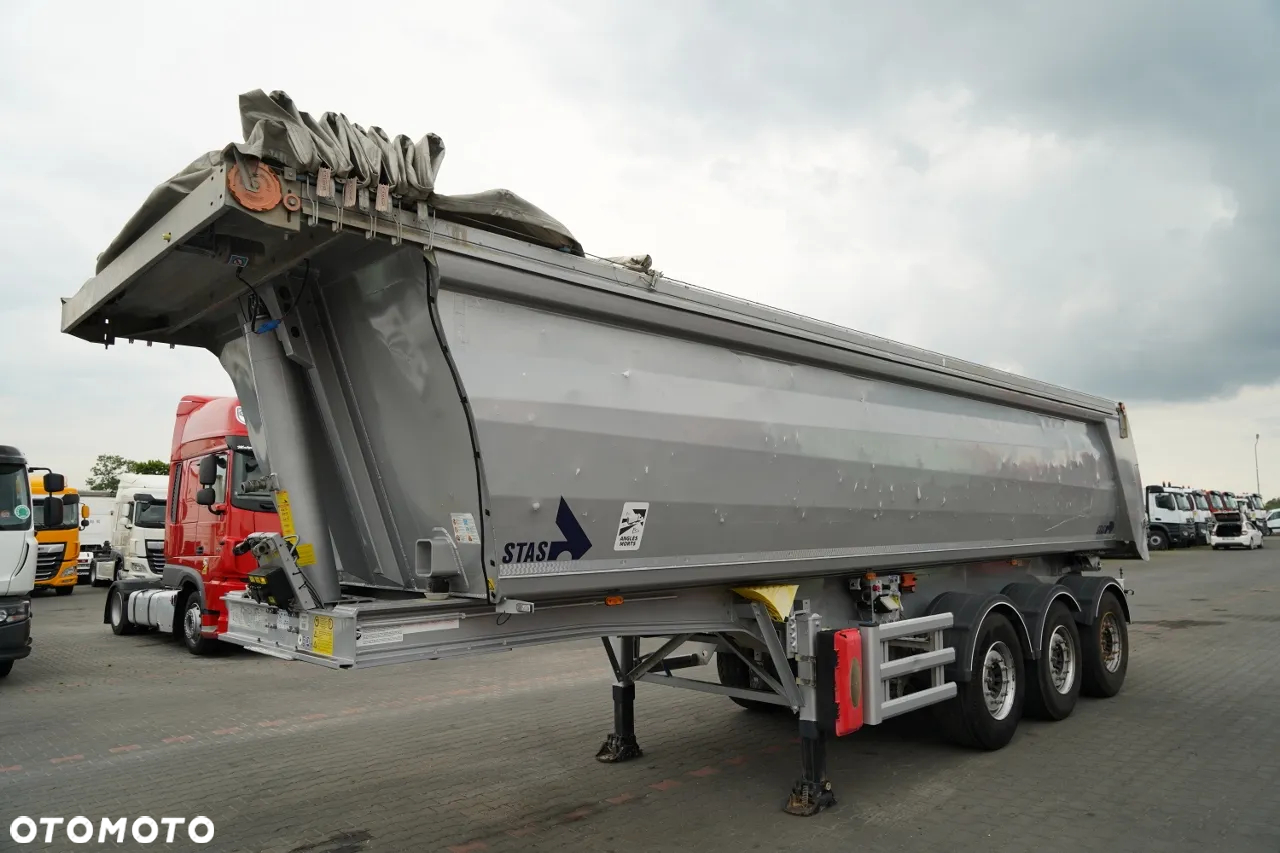 Stas WYWROTKA / 26m3 / ALUMINIOWA / OŚ PONOSZONA / SKRĘTNA / OSIE SAF - 4
