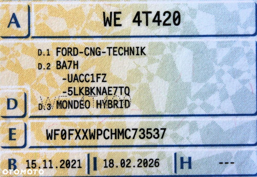 Ford Mondeo SW 2.0 Hybrid Trend - 7