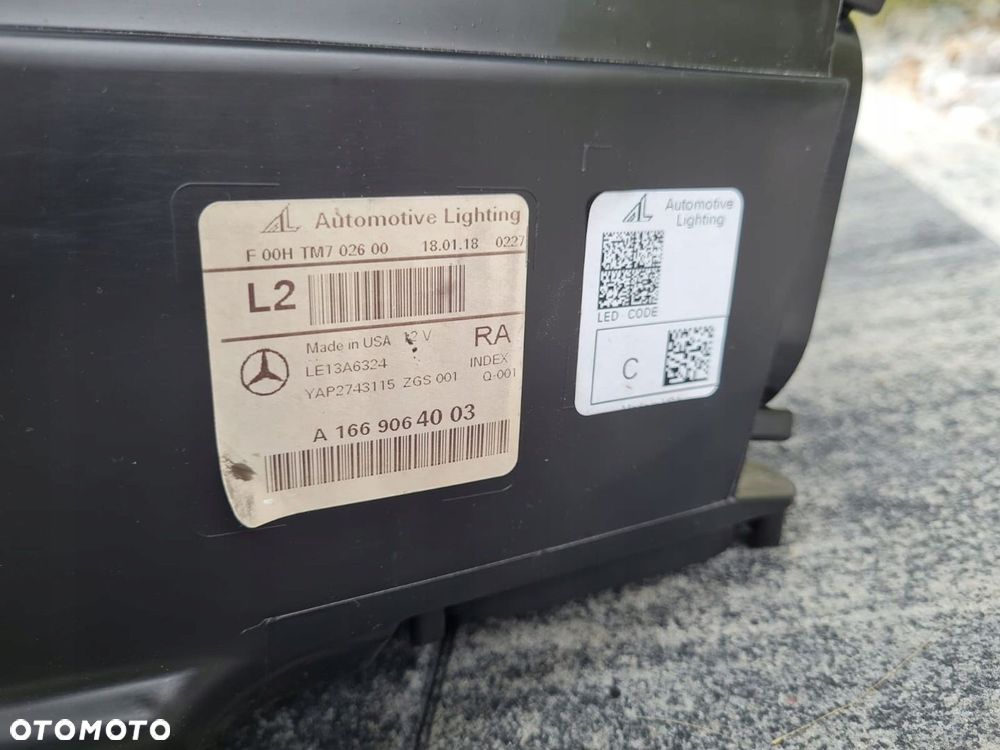 MERCEDES GLE W166 166 AMG Lampa prawa przód Full Led Inteligent ILS - 14