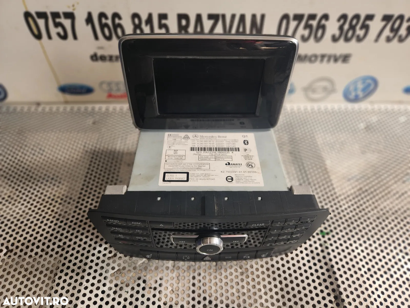 Unitate Modul Display Navigatie Mercedes A Class W176 Gla W156 X156 B Class W246 Cla W117 Cod A2469016002 A2469009612 - Dezmembrari Arad - 4