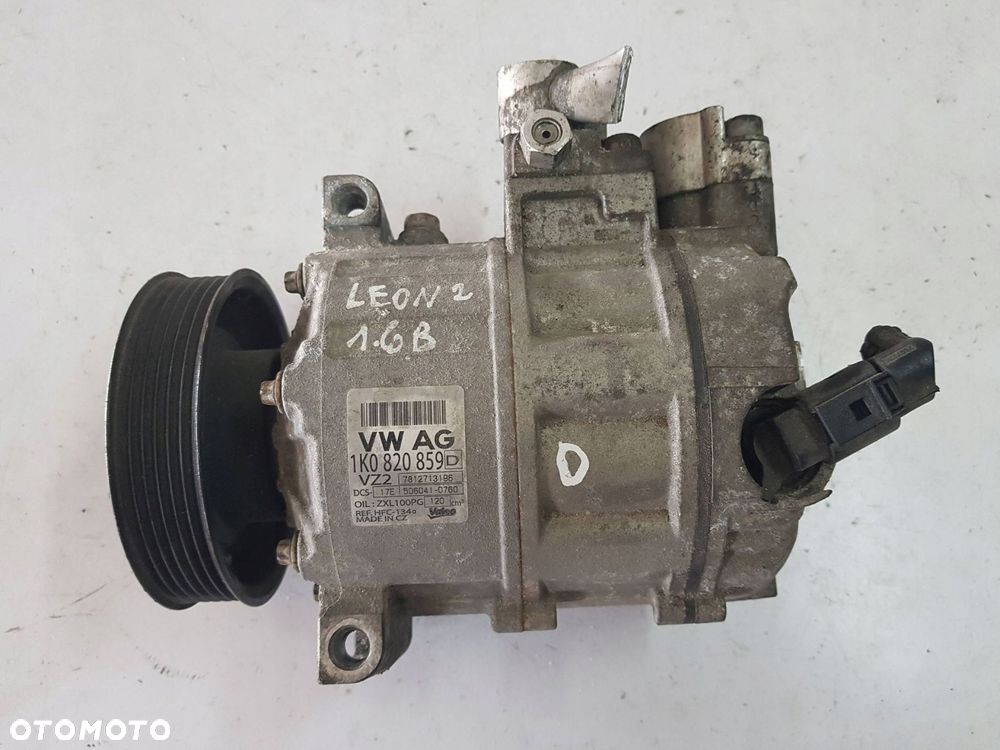 SEAT LEON 2 II 1P 06-12r 1.6 B SPRĘŻARKA KLIMATYZACJI 1K0820859D - 1