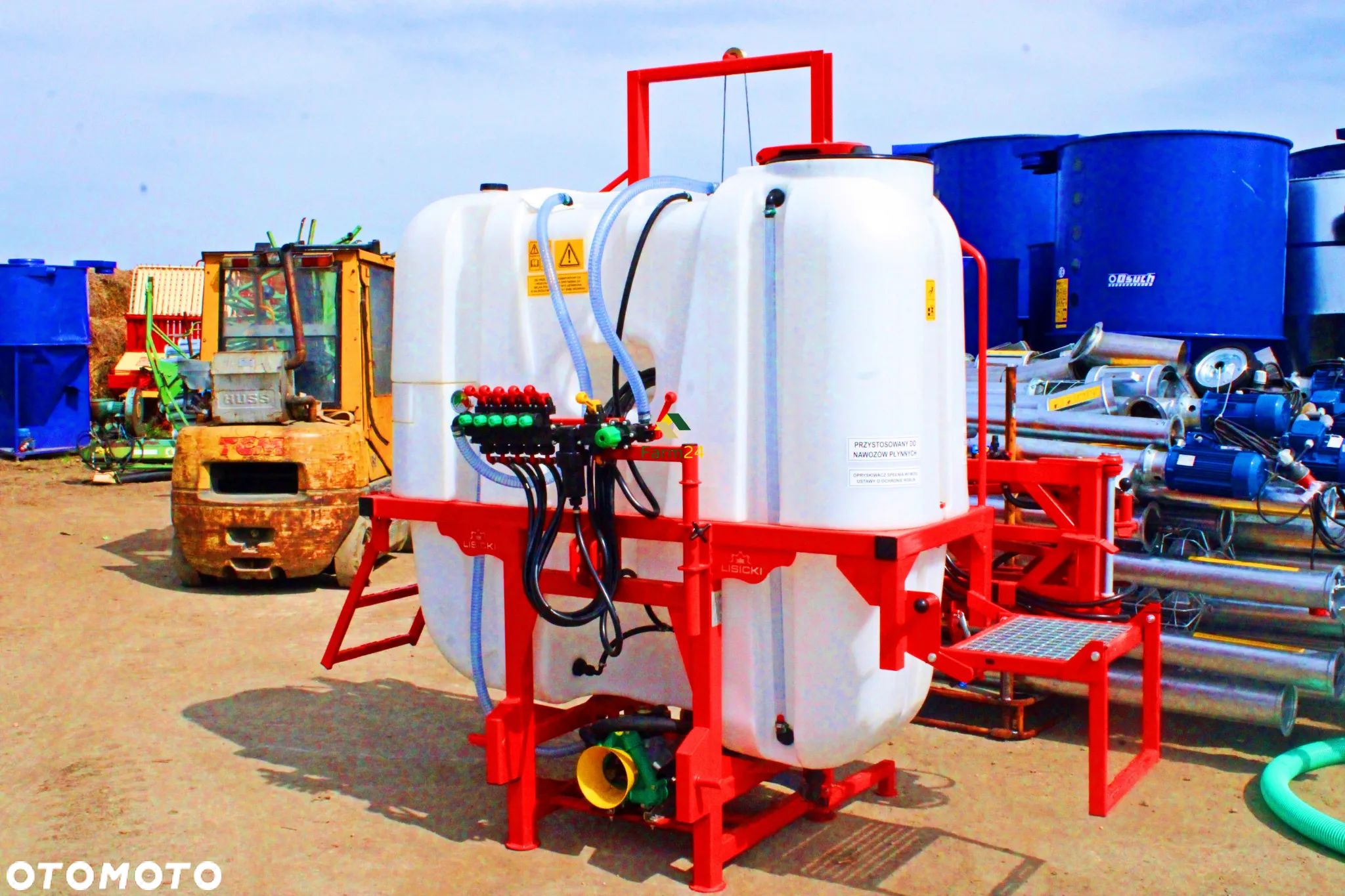 Opryskiwacz 1200L 1000L 600L 400L Opryskiwacz zawieszany polowy Lisicki RĘCZNY / HYDRAULICZNY - 1