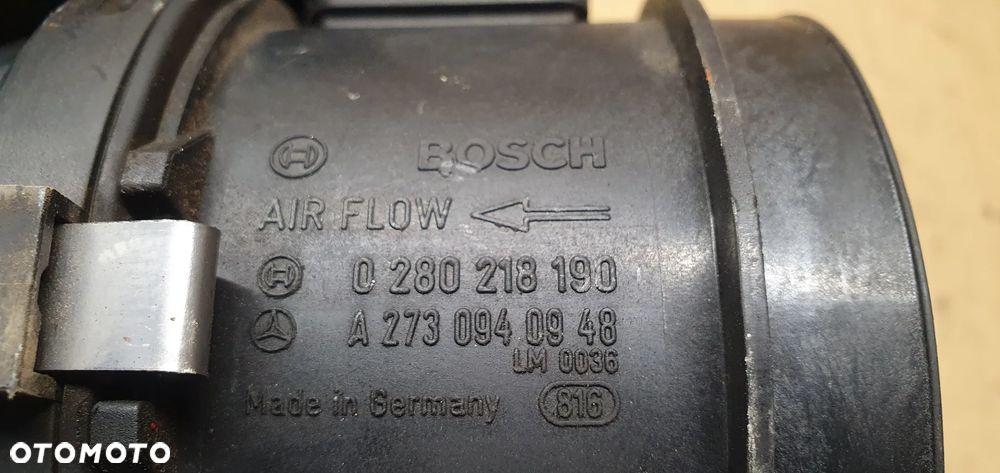 Przepływomierz powietrza Mercedes E-Klasa W211 Lift 3.0 3.5 V6 A2730940948 A2721400118 - 7