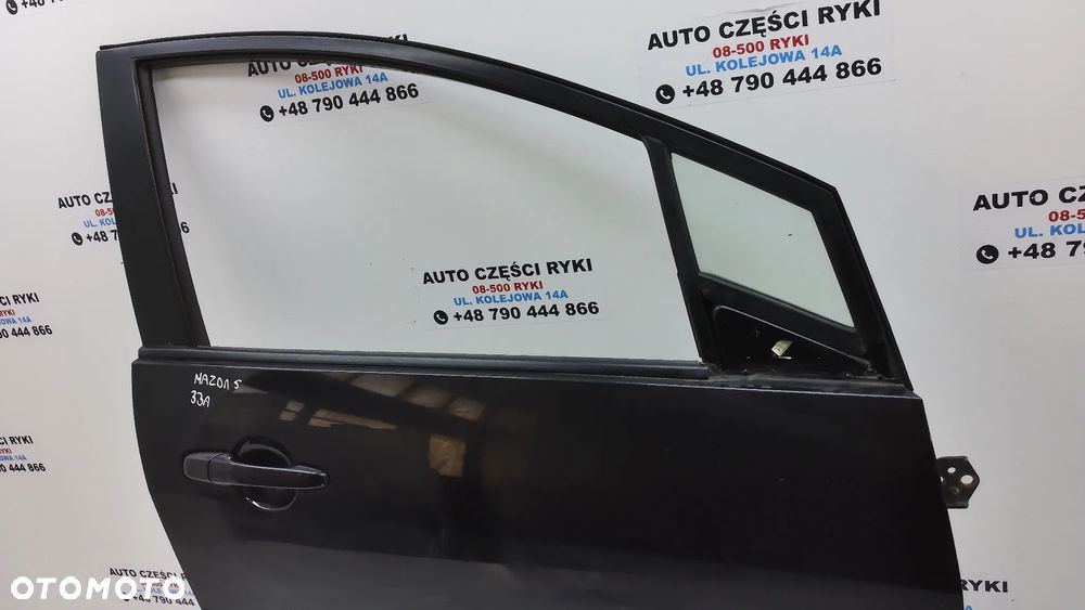 Mazda 5 Drzwi Prawy Przód 33A Czarne - 2
