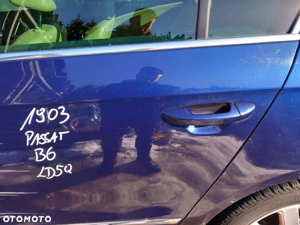 VW PASSAT B6 DRZWI LEWE TYLNE LEWY TYŁ SEDAN KOLOR: LD5Q - 3