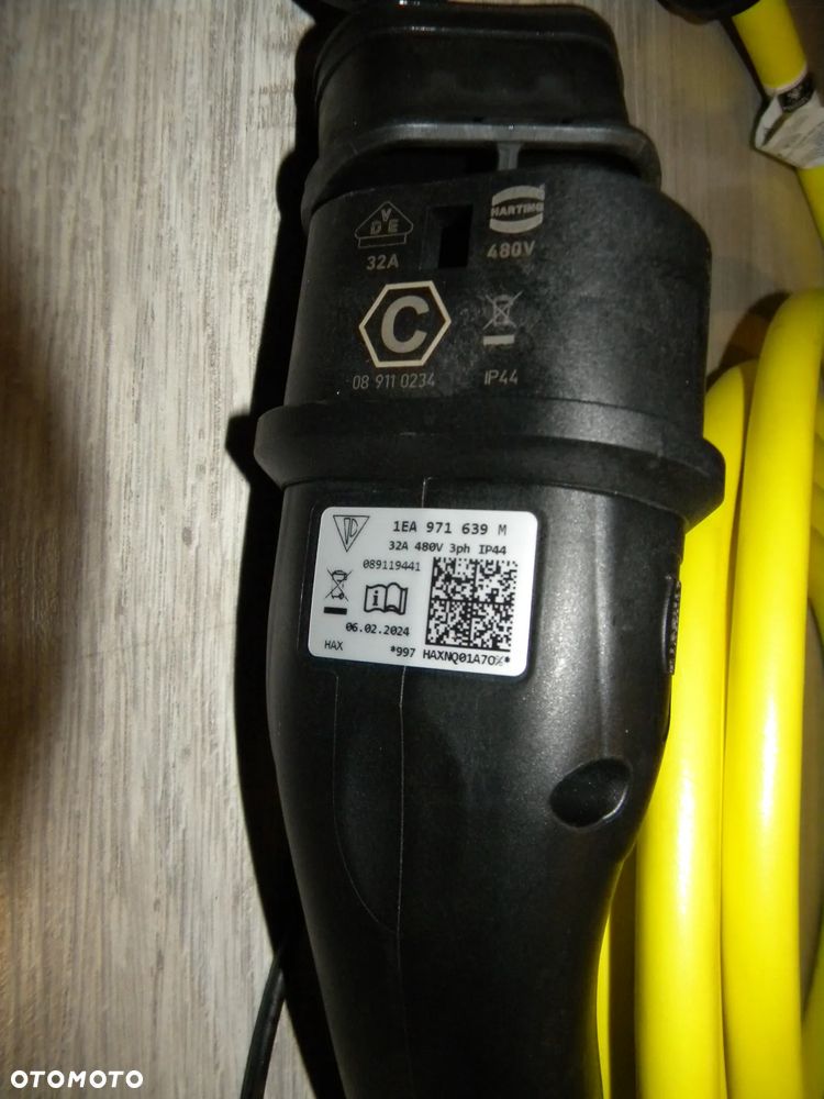 NOWY ORYGINAL KABEL SZYBKIEGO ŁADOWANIA VW SEAT AUDI 32A 3 FAZY 22KW 480V  1EA971639M - 6