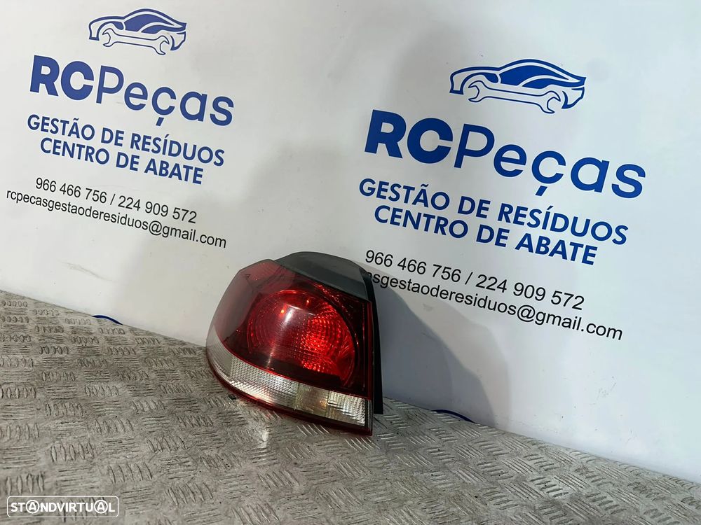 .Conjunto Farolins Tras Traseiro Esquerdo Direito Original Volkswagen VW Golf 6 Mk6 5k0945096M 5k0945095M 2008 - 2013 - 7