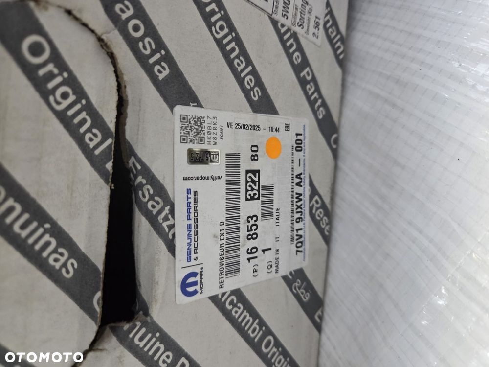 FIAT DUCATO III IV Lusterko Prawe 6+2 PIN NOWY ORYGINAŁ  1685332280 - 15