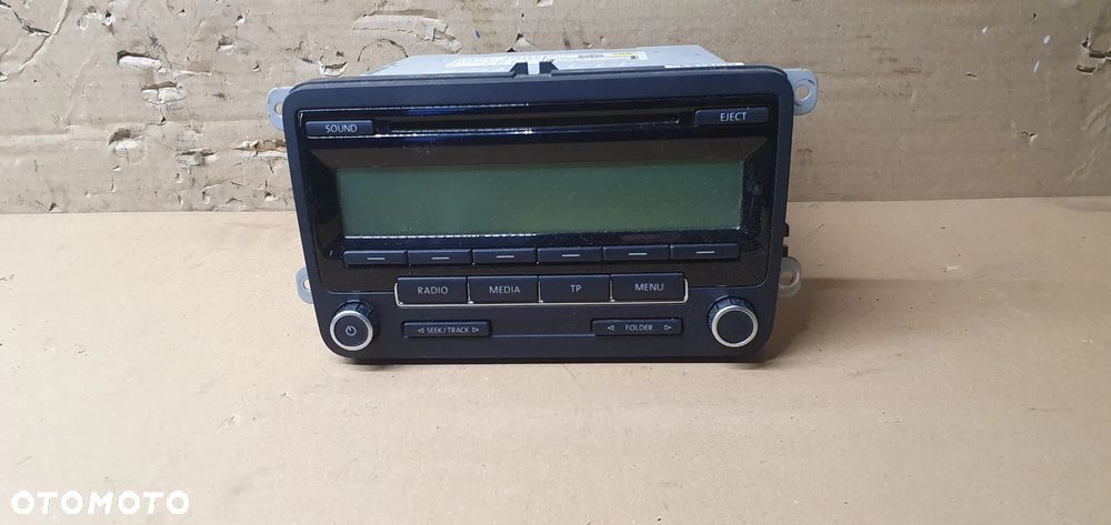 Radio radioodtwarzacz fabryczne KOD VW Golf VI 6 Plus 5M0035186AA - 2