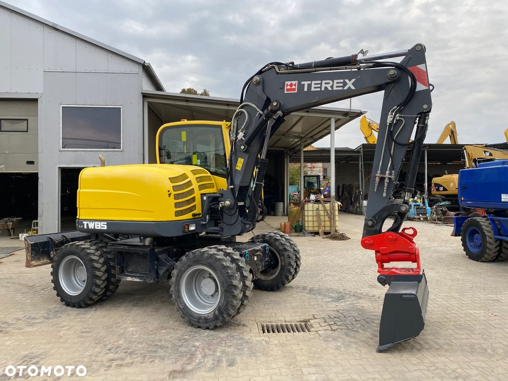 Terex TW85, GŁOWICA POWERTILT, 2 ŁYŻKI, RAMIĘ 3X ŁAMANE, KRÓTKI TYŁ, Z NIEMIEC, SUPER STAN, - 16