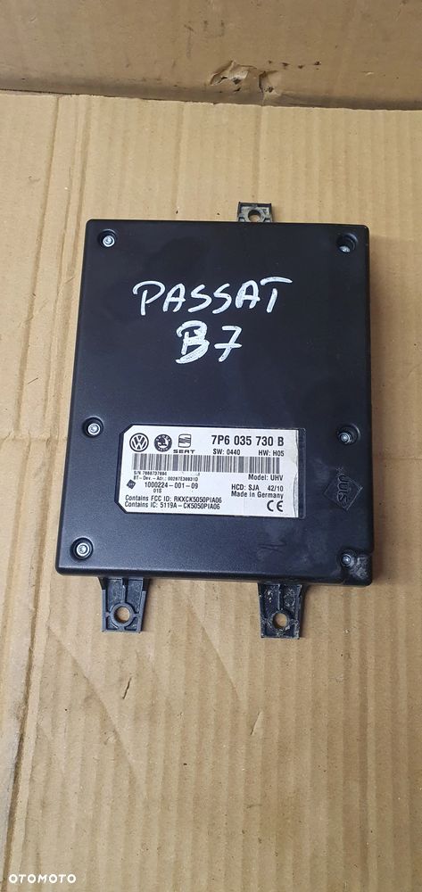 Moduł sterownik bluetooth VW Passat B7 7P6035730B - 1