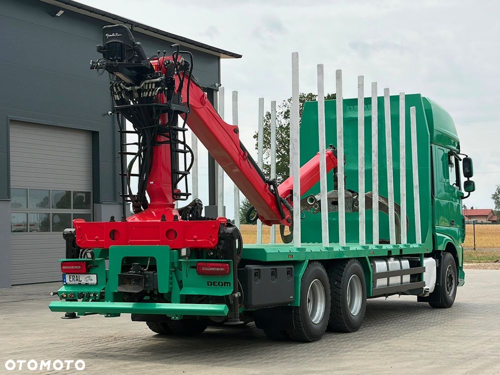 DAF XF 530 Palfinger Epsilon 6x4 do Lasu Drewna Stos Kłoda Dłużyca Opony 100% - 5