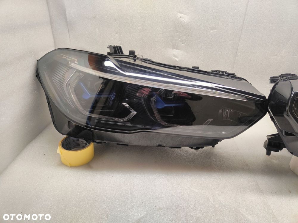 bmw x5 g05 laser ciemny komplet lamp przód 5a279b1, 5a279b2 - 2