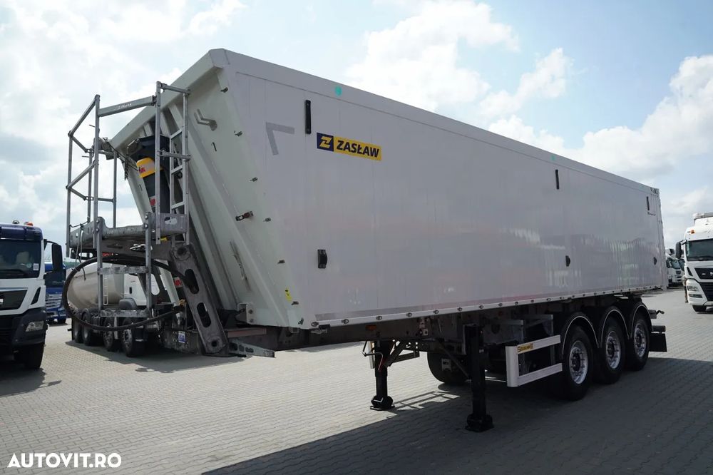 Zaslaw BASCUNĂ ALUMINIU / 43 m³ / AXĂ RIDICABILĂ / AXE SAF - 4