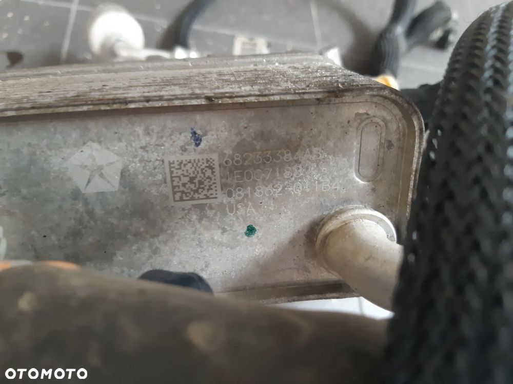 Chłodnica oleju skrzyni biegów JEEP WRANGLER JL IV 3.6 2018- 68233384AB przewody - 6