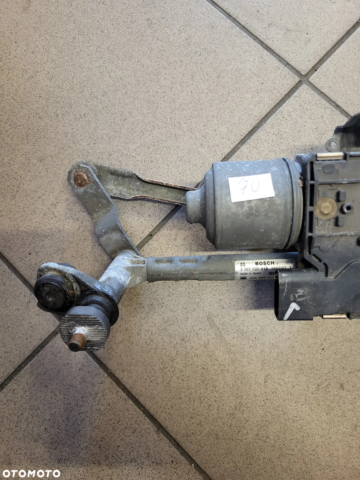 MECHANIZM WYCIERACZEK PRAWY PRZÓD SEAT LEON II 1P0955024B - 2
