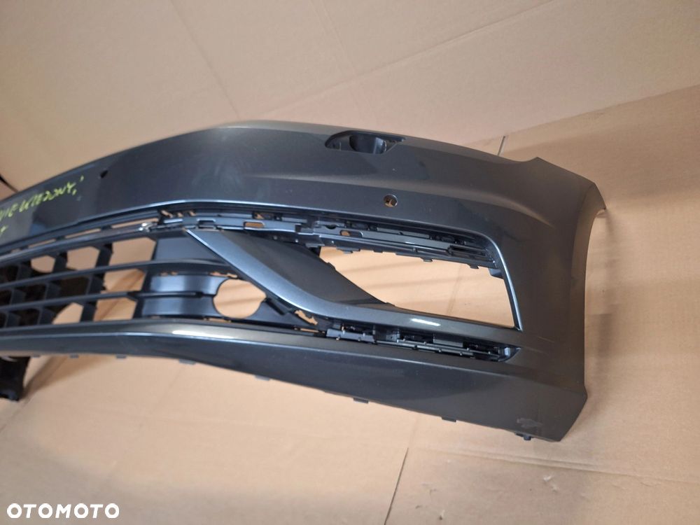 VW GOLF 7 VII LIFT 16- 17-20 5G0 KOLOR : INDIUM GREY LR7H NIE KLEJONY CAŁY! ZDERZAK PRZÓD PRZEDNI+KRATKI ORYGINAŁ VW 5G0 - 7
