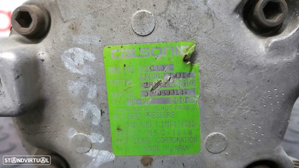 COMPRESSOR DE AR CONDICIONADO NISSAN ALMERA (N15) 2.0 16V CAT - 5