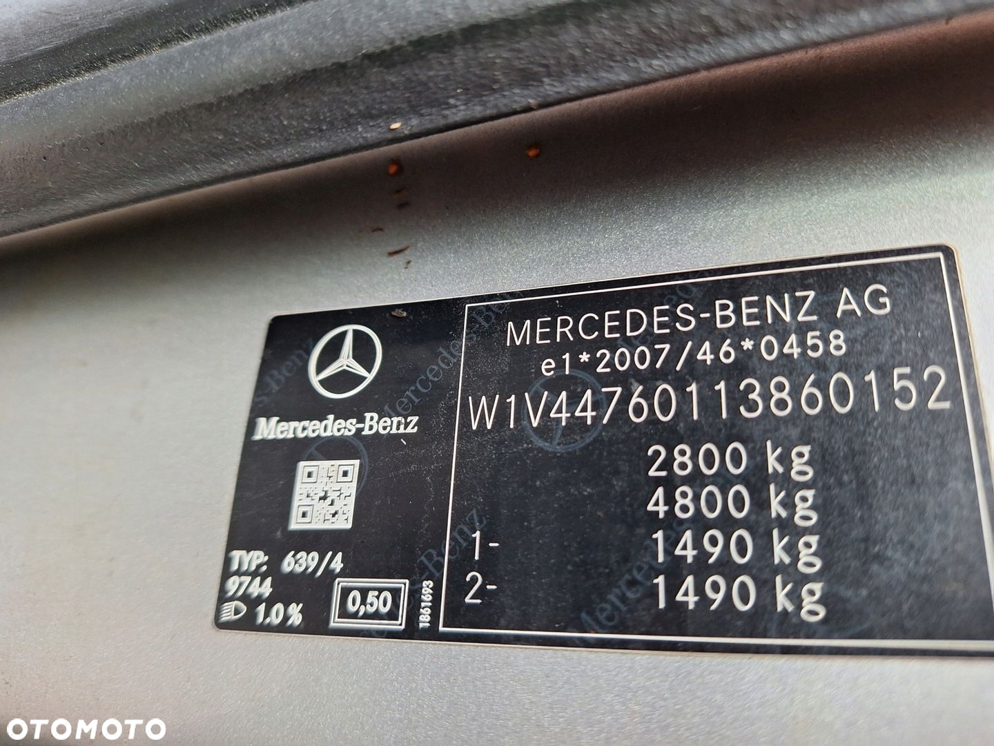 MERCEDES VITO 3 III W447 LIFT 447 NAKŁADKA PROGOWA PRÓG PRAWY PRZÓD - 10